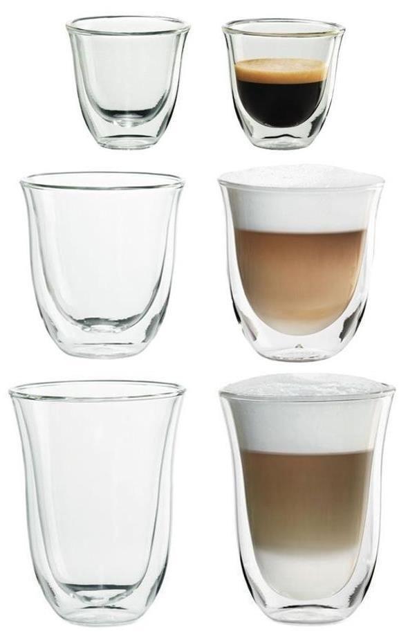 Стаканы DeLonghi SET 6 Glasses Mix (DLSC302)