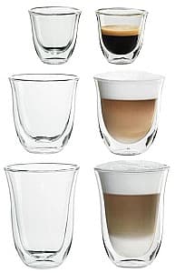 Стаканы DeLonghi SET 6 Glasses Mix (DLSC302)
