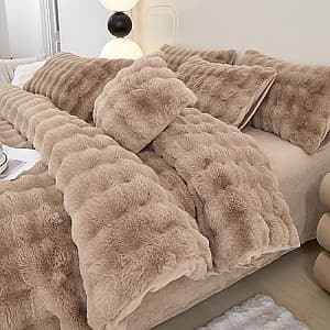 Комплект постельного белья Relaxe Home Puffed Dreams 200x230 cm Brown