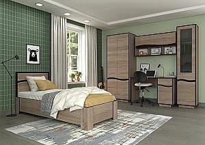 Mobila camera copii Yasen Geneva Nr.1 Stejar Sonoma Trufel / Wenge Magia