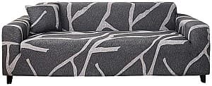 Чехол для диванов Relaxe Home Solid Sofa Cover 2 места (145-185 cm) Grey Snaked