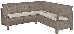 Canapea pentru gradina Keter Corfu Relax Cappucino (56141)