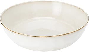 Тарелка Siaki Reactiv Glaze Cream 20 см