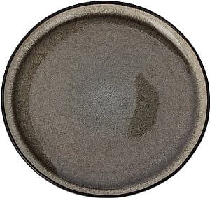 Тарелка Siaki Reactiv Glaze Brown (36663)