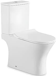 Vas WC South Villa SH-5117 77 P-trap 3/6 no-rim Slim UF Duroplast