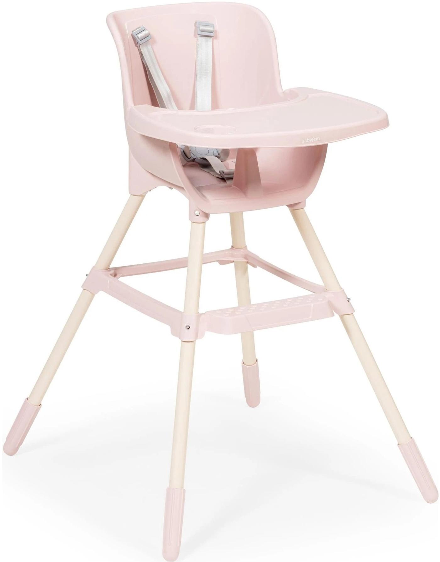 Scaun de masa simplu BABYJEM Soft Pink