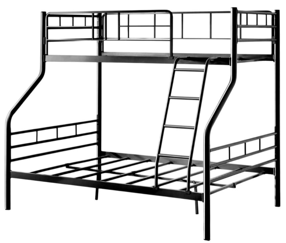 Pat copii Evger R-70XL 90/140x200cm Negru