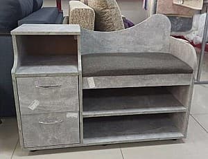 Dulap pentru incaltaminte Pehotin Б-2 - savana coffee/beton (merk),(1)