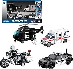 Спецтехника Wenyi Инерционный набор полицейской техники WY500-4