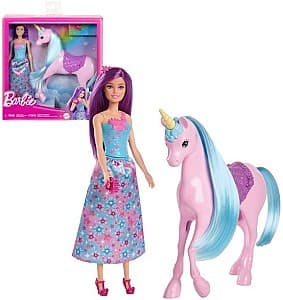 Papusa BARBIE Barbie și unicornul HYT62