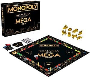 Joc de masa Winning Moves Monopoly – România, ediția „Mega Gold" (Ro)