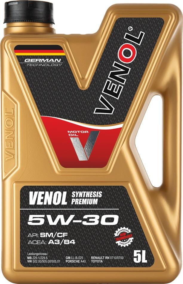Ulei motor Venol 5W-30 5L SYNTHESIS PREMIUM HC-EC SM CF