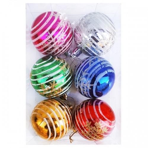 Jucarii de brad Velomoto Globuri 6X55mm