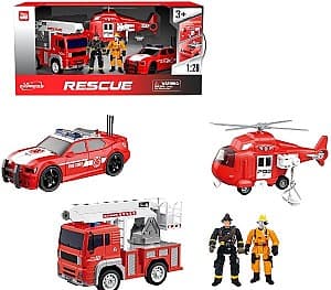 Tehnica speciala Wenyi Set mașini de pompieri cu fricțiune WY550-3