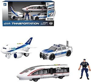 Tehnica speciala Wenyi Set vehicule de poliție cu fricțiune WY500-3