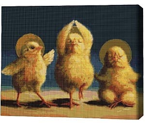 Pictura cu diamante BrushMe Puișori spirituali, Lucia Heffernan 40*50 сm (fără cutie)