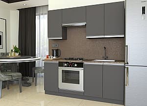 Set mobila bucatarie Yasen Madera 1.8 m Grafit Gri