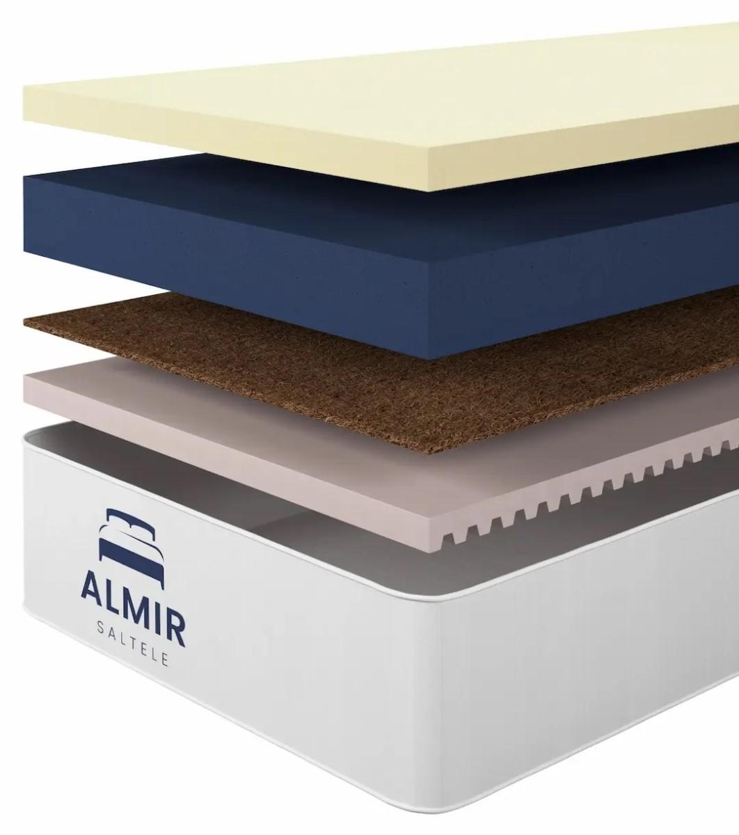 Saltea Almir Memory 7 Zone 200x200 (22 cm)