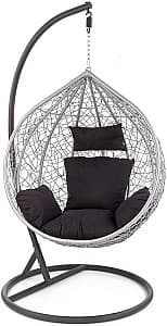 Садовые качели Halmar Eggy Gray/Black