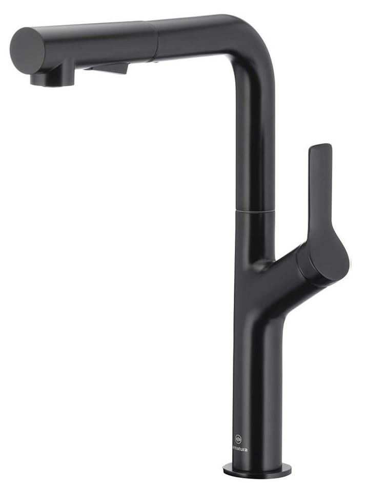 Кран для кухни Armatura Duaro Design матовый черный