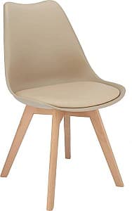 Scaun din plastic Jumi Oslo (SD-324053) Bej