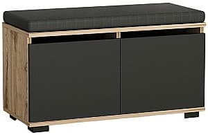 Dulap pentru incaltaminte Trendy Drago Nuc (Maro)/Negru