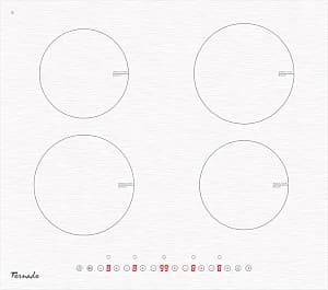 Plita incorporabila electrica Tornado GTR600NLP White