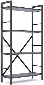 Стеллаж Nex Антрацит (Серый) 4 полки