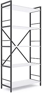 Стеллаж Nex Loft Антрацит (Серый)/Белый 5 полок