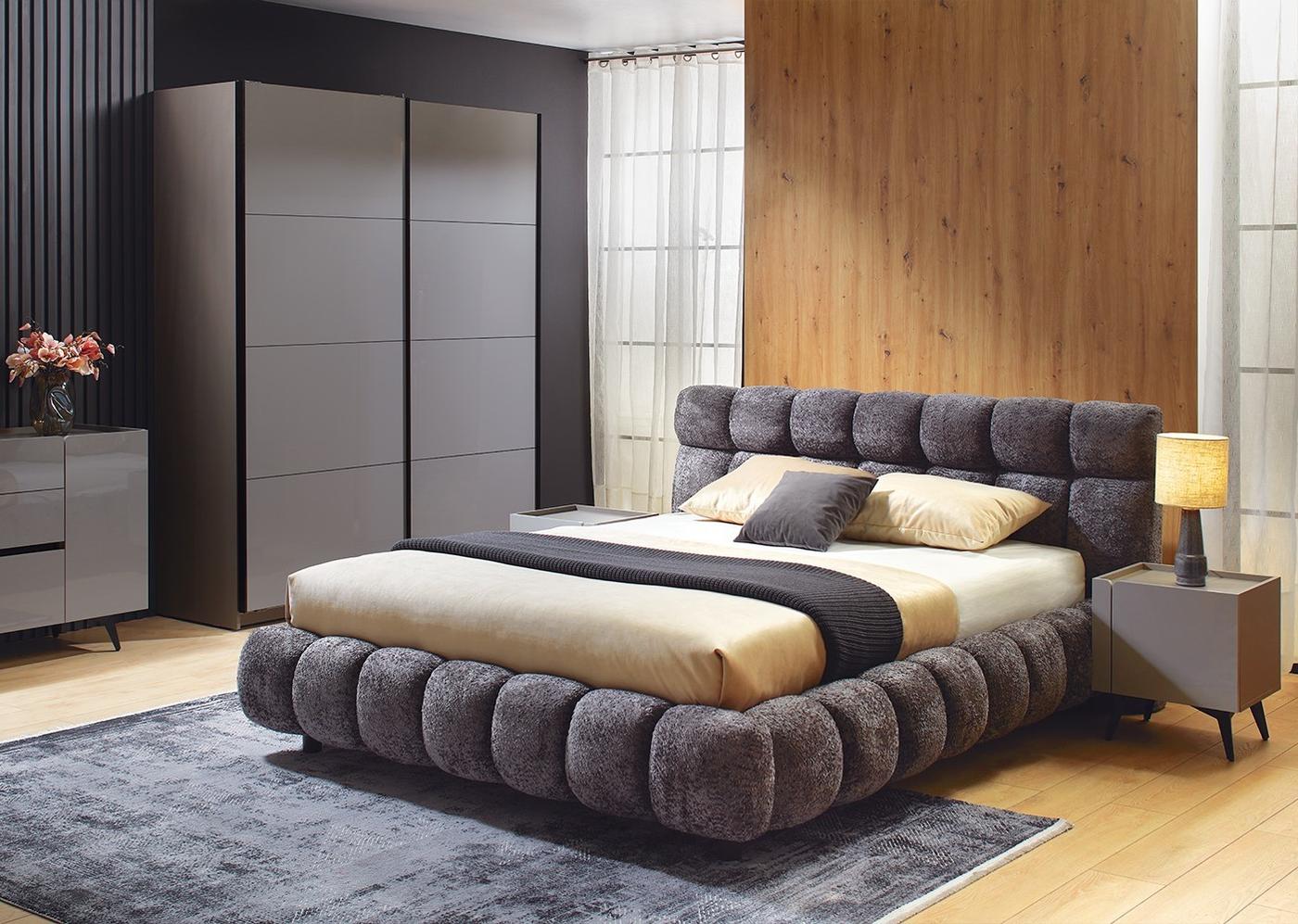 Set dormitor Ambianta Space Nr.1 Gri