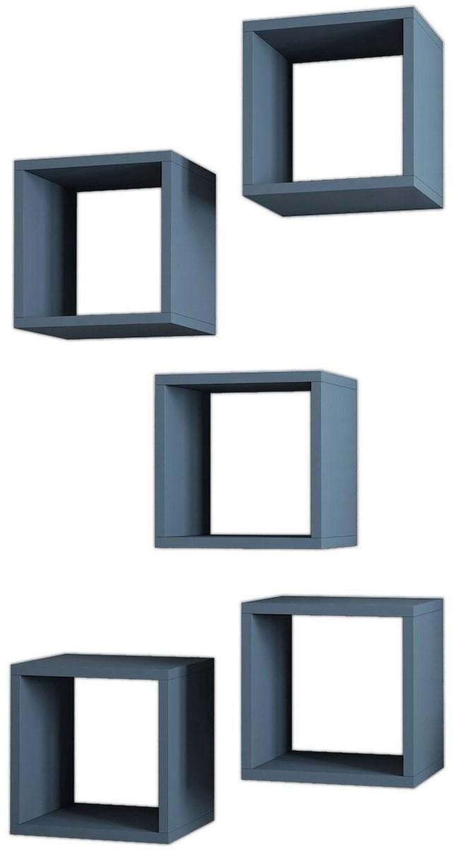 Полка на стену Trendy Коробка Синий