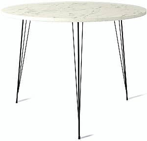 Ламинированный стол Trendy Sandalf Черный/Белый