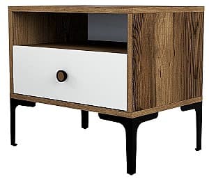 Noptiera Trendy Lizbon 530 Nuc (Maro)/Alb
