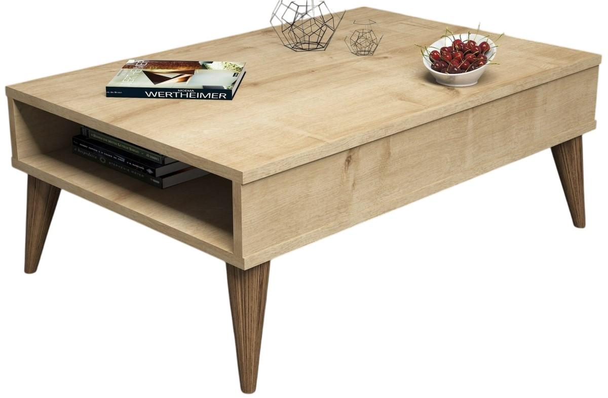 Masuta de cafea, reviste Trendy Cel mai bun Stejar (Bej)