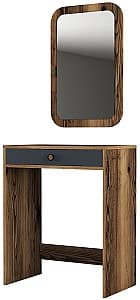 Туалетный столик (трюмо) Trendy Lizbon Орех (Коричневый)/Антрацит (Серый)