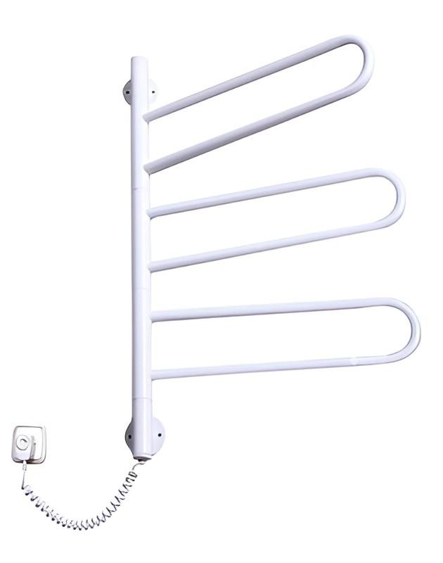 Uscător de prosoape Elna Fliuger-3, 770x460x75 mm, inox, alb