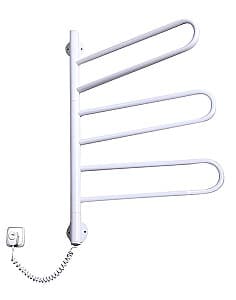 Полотенцесушитель Elna Флюгер-3, 770x460x75 mm, нерж. сталь, белый