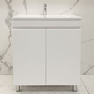 Dulap sub lavoar Bayro Studio Duo Alb Mat