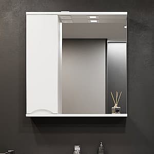 Dulap de baie Bayro Elara 65x75 cm Alb Mat / Stâng