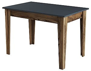 Ламинированный стол Trendy Kiev 504 Орех (Коричневый)/Антрацит (Серый)