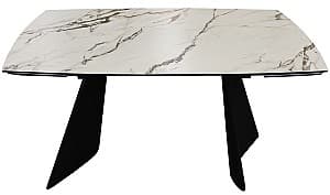 Стеклянный стол DP Burro White