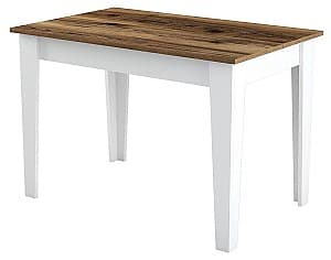 Masa din laminat Trendy Kiev 511 Nuc (Maro)/Alb