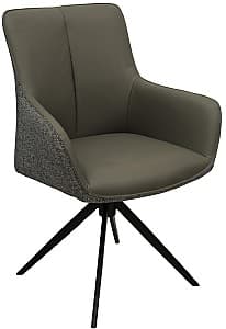 Scaun fier DP Queen Stofa + Piele Grey