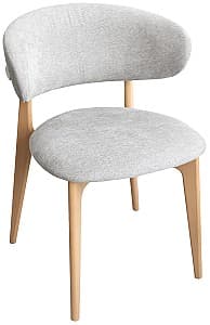 Scaun din lemn DP Roses Davis Storm 85+Natural Legs