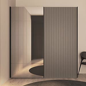 Dulap-cupe Bayro Napoli 200x230x58 cm Top Line Piatra Gri