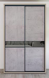 Dulap-cupe Bayro Murano 140x230x60 cm Piatra Gri