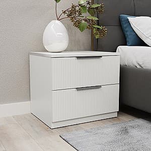 Прикроватная тумбочка Bayro Murano 55x50x45 см Positano Белый Мат (МДФ 18 мм)