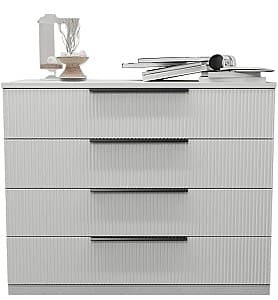 Comoda Bayro Murano Alb Mat 100x81x45 cm MDF 18mm (Positano)