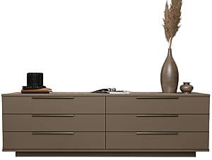 Comoda Bayro Napoli Piatra Gri 180x56x50 cm