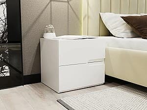 Noptiera Bayro Modena 55x50x45 cm Alb Mat MDF 18mm (Maner Sorento)